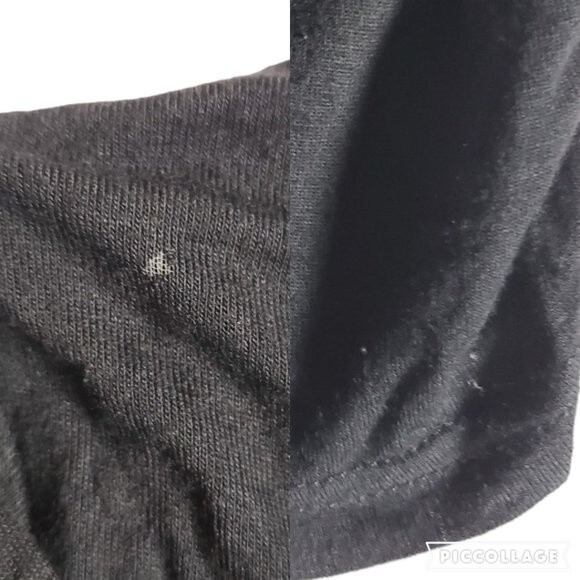 Patty black gray long sleeve top sz M - Picture 8 of 12